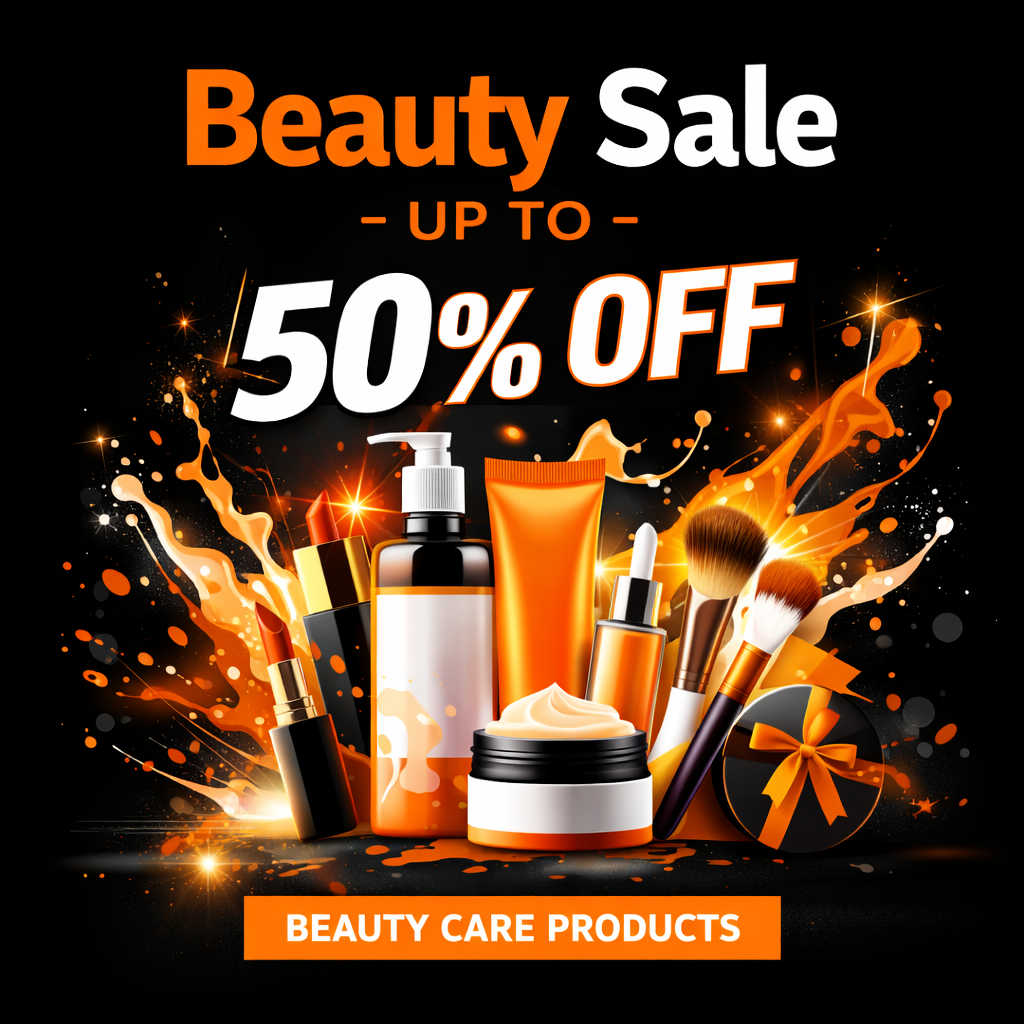 Beauty products 50% Off