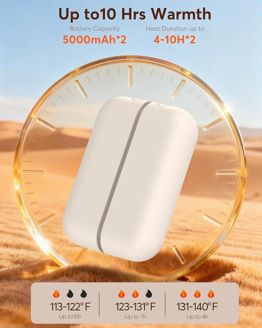 Magnetic Rechargeable Mini Hand Warmer