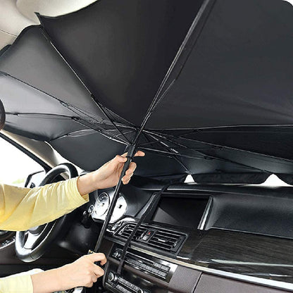 🌞 AutoShield Foldable Car Sun Umbrella 🚗