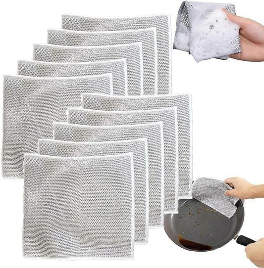 (pack of 10) 10 Strong Rags = 10X Cleaning Power! 💥