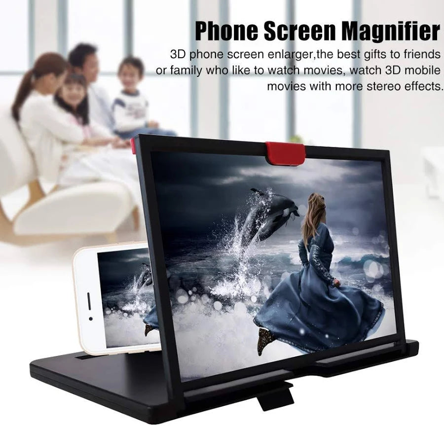 12X 3D Mobile Screen Magnifier 📱🔍